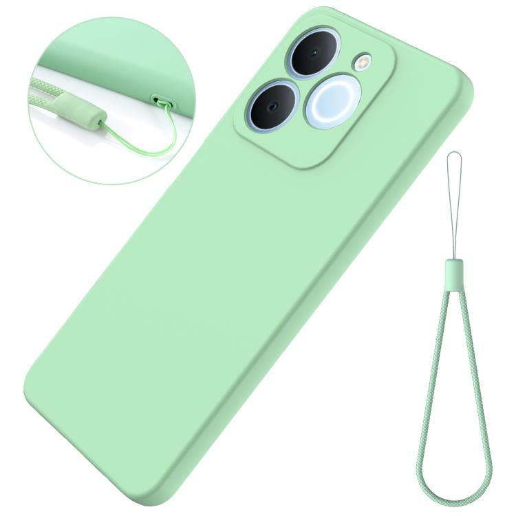 For Realme C71 4G India/Narzo 80 Lite 4G Solid Color Liquid Silicone Dropproof Full Coverage Phone Case