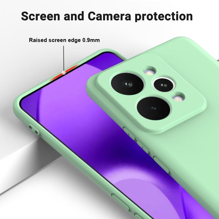 For Realme 15 Pro 5G Solid Color Liquid Silicone Dropproof Full Coverage Phone Case