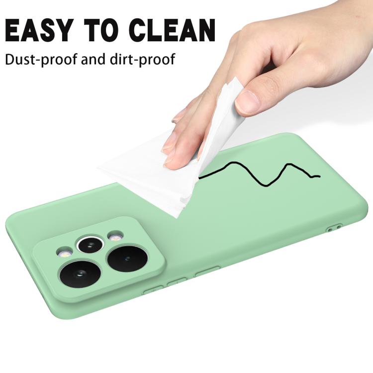 For Realme 15 Pro 5G Solid Color Liquid Silicone Dropproof Full Coverage Phone Case