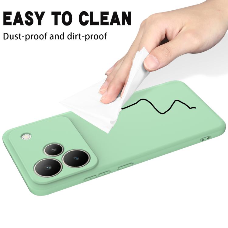 For Realme P4 5G Solid Color Liquid Silicone Dropproof Full Coverage Phone Case
