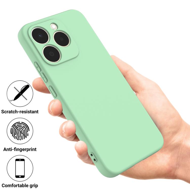 For Realme 15T 5G Solid Color Liquid Silicone Dropproof Full Coverage Phone Case