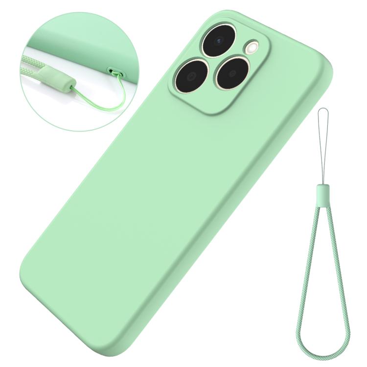 For Realme 15T 5G Solid Color Liquid Silicone Dropproof Full Coverage Phone Case