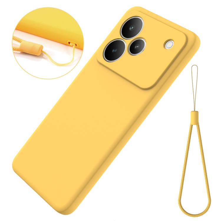 For Realme P4 Pro 5G Solid Color Liquid Silicone Dropproof Full Coverage Phone Case