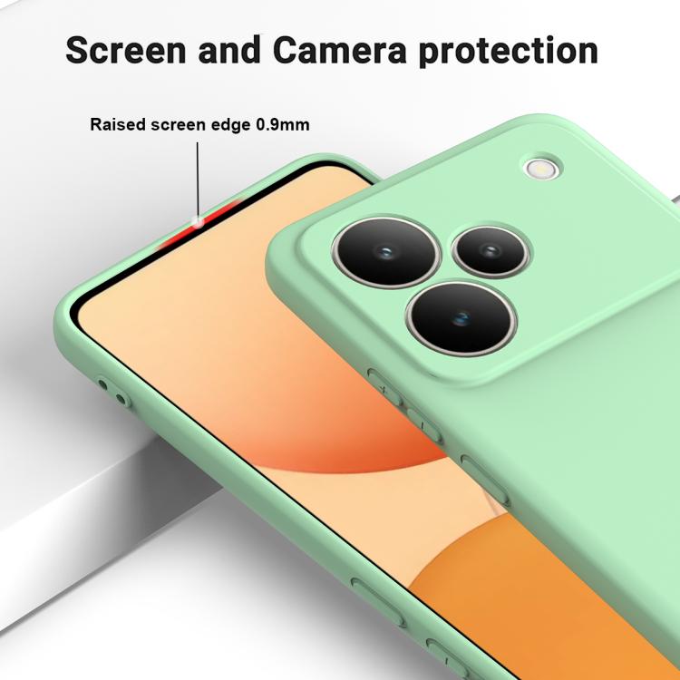 For Realme P4 Pro 5G Solid Color Liquid Silicone Dropproof Full Coverage Phone Case