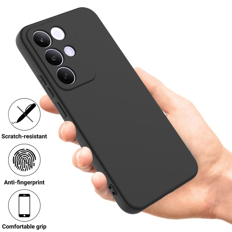 For Realme C85 Pro 4G Solid Color Liquid Silicone Dropproof Full Coverage Phone Case