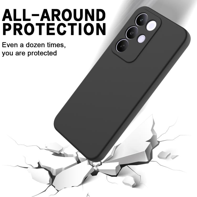 For Realme C85 Pro 4G Solid Color Liquid Silicone Dropproof Full Coverage Phone Case