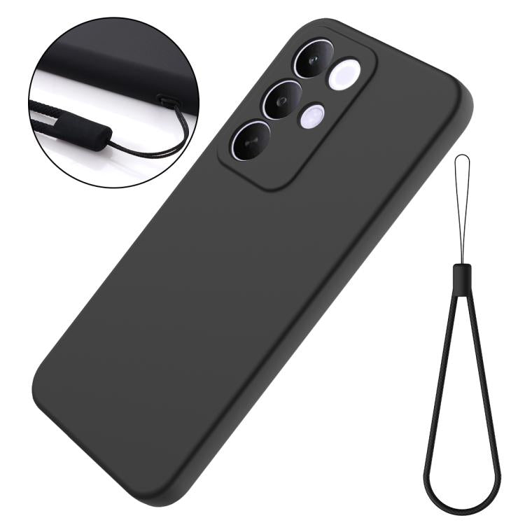 For Realme C85 Pro 4G Solid Color Liquid Silicone Dropproof Full Coverage Phone Case