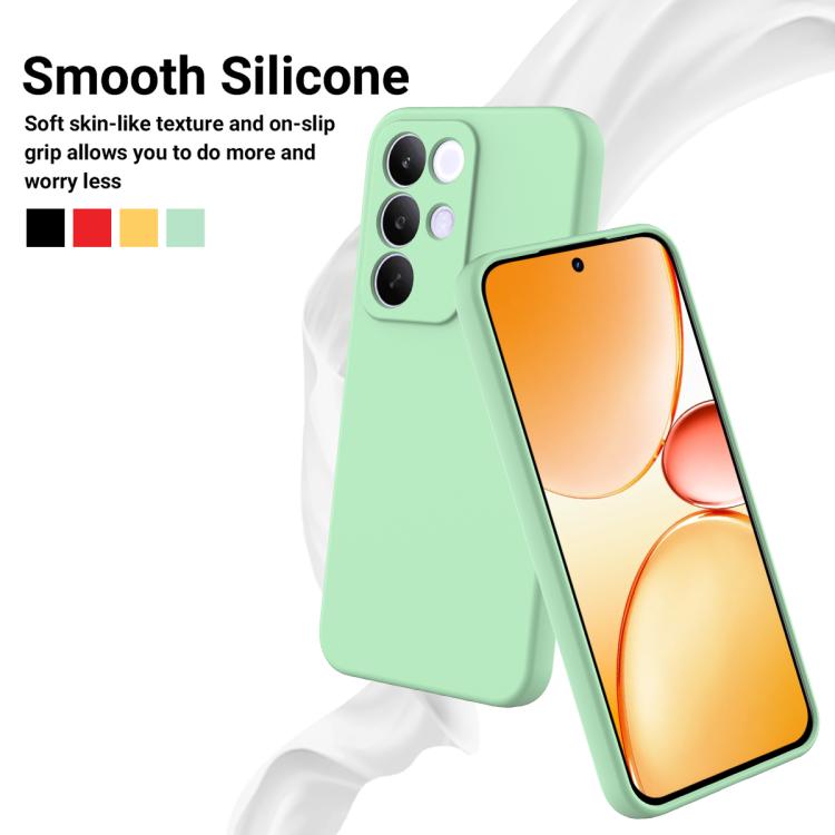 For Realme C85 Pro 4G Solid Color Liquid Silicone Dropproof Full Coverage Phone Case