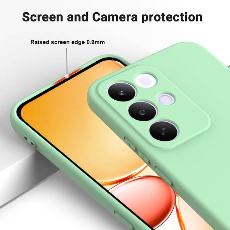 For Realme C85 Pro 4G Solid Color Liquid Silicone Dropproof Full Coverage Phone Case