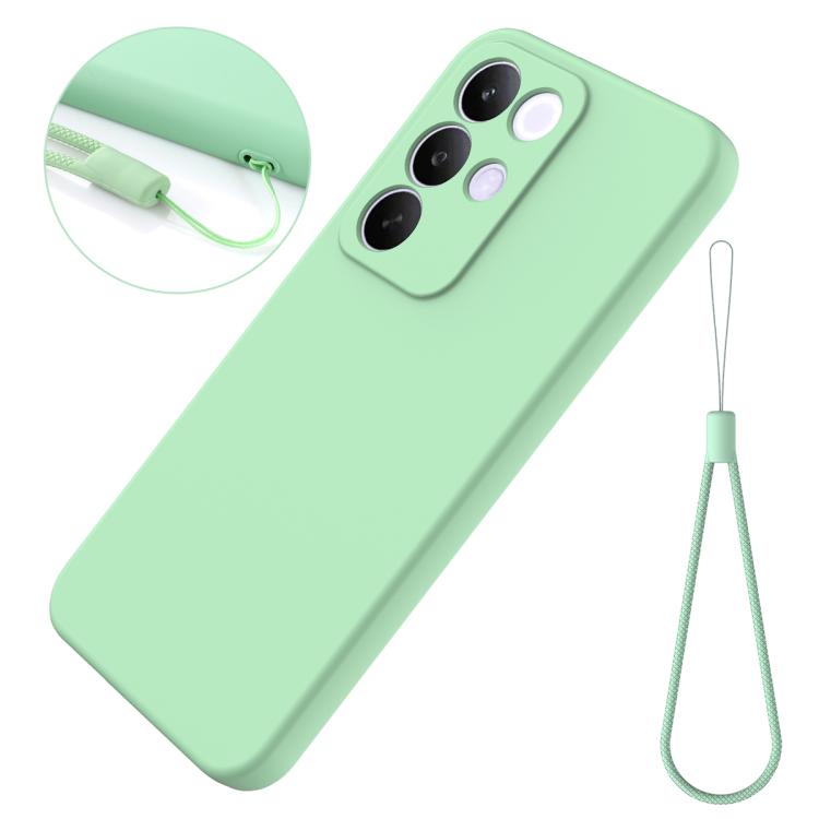 For Realme C85 Pro 4G Solid Color Liquid Silicone Dropproof Full Coverage Phone Case