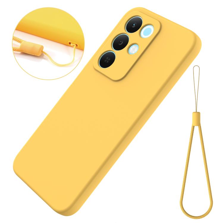 For Realme 15x 5G / C85 5G / C85 4G Solid Color Liquid Silicone Dropproof Full Coverage Phone Case