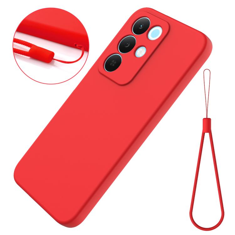 For Realme 15x 5G / C85 5G / C85 4G Solid Color Liquid Silicone Dropproof Full Coverage Phone Case