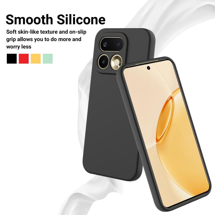 For Realme 16 Pro 5G Solid Color Liquid Silicone Dropproof Full Coverage Phone Case