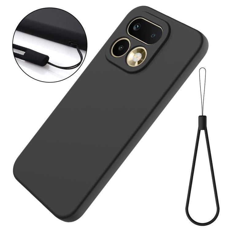 For Realme 16 Pro 5G Solid Color Liquid Silicone Dropproof Full Coverage Phone Case