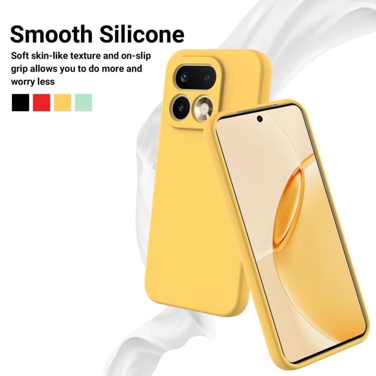 For Realme 16 Pro 5G Solid Color Liquid Silicone Dropproof Full Coverage Phone Case