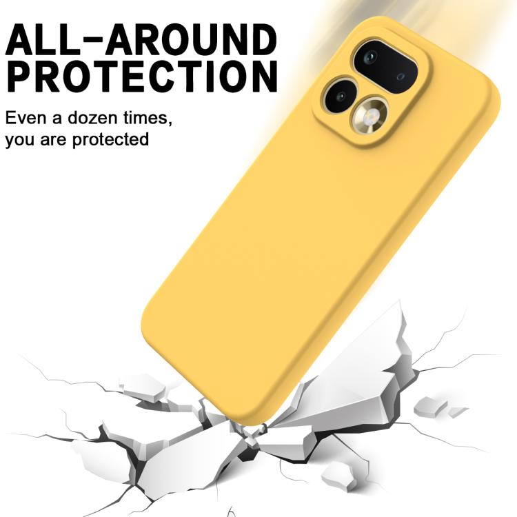 For Realme 16 Pro 5G Solid Color Liquid Silicone Dropproof Full Coverage Phone Case