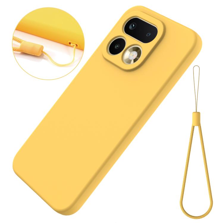 For Realme 16 Pro 5G Solid Color Liquid Silicone Dropproof Full Coverage Phone Case