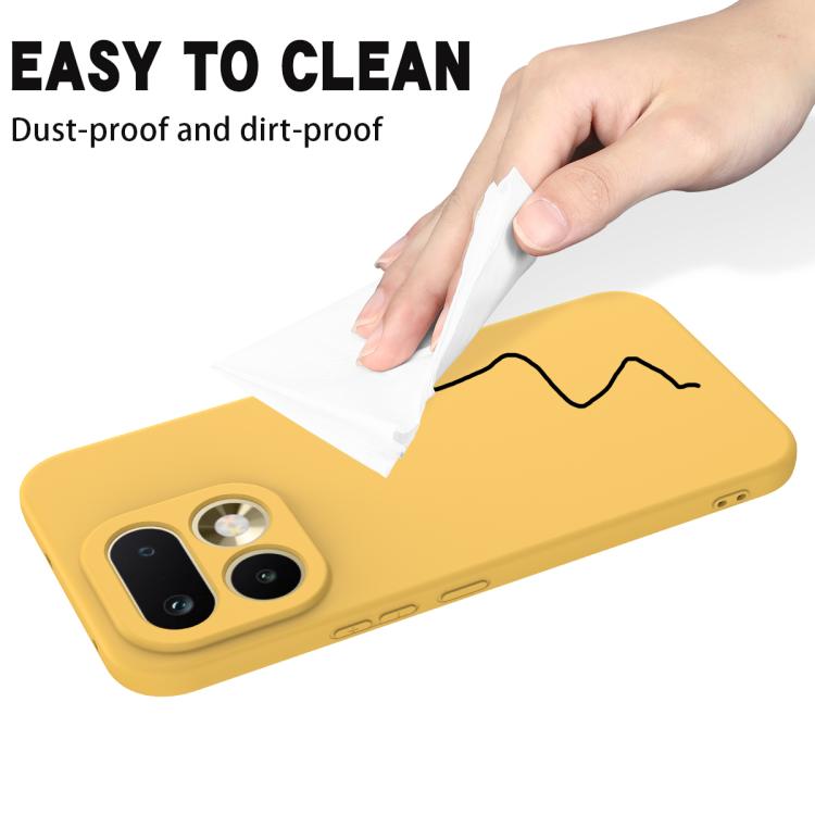 For Realme 16 Pro 5G Solid Color Liquid Silicone Dropproof Full Coverage Phone Case