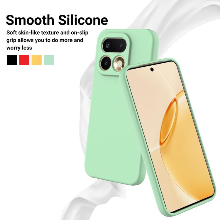 For Realme 16 Pro 5G Solid Color Liquid Silicone Dropproof Full Coverage Phone Case