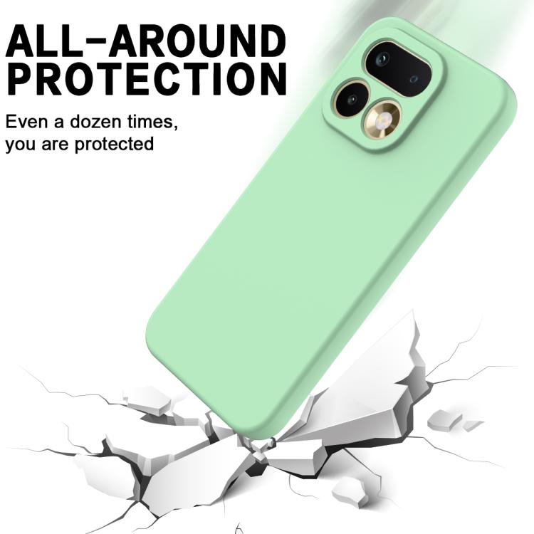 For Realme 16 Pro 5G Solid Color Liquid Silicone Dropproof Full Coverage Phone Case