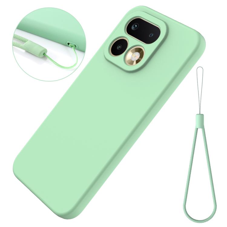 For Realme 16 Pro 5G Solid Color Liquid Silicone Dropproof Full Coverage Phone Case