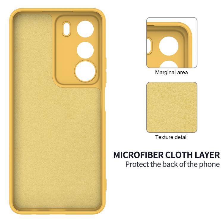 For Realme P3 Lite 4G / C73 4G Solid Color Liquid Silicone Dropproof Full Coverage Phone Case