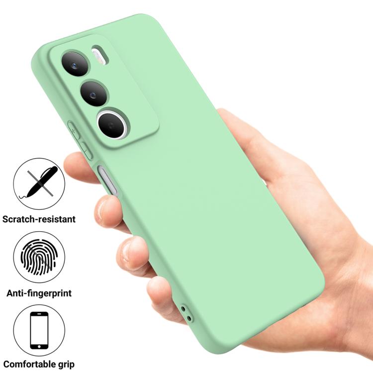 For Realme P3 Lite 4G / C73 4G Solid Color Liquid Silicone Dropproof Full Coverage Phone Case