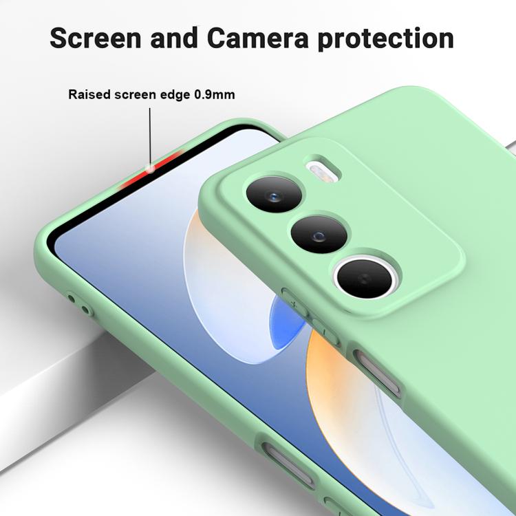 For Realme P3 Lite 4G / C73 4G Solid Color Liquid Silicone Dropproof Full Coverage Phone Case
