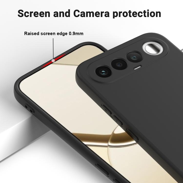 For Realme 16 5G Solid Color Liquid Silicone Dropproof Full Coverage Phone Case