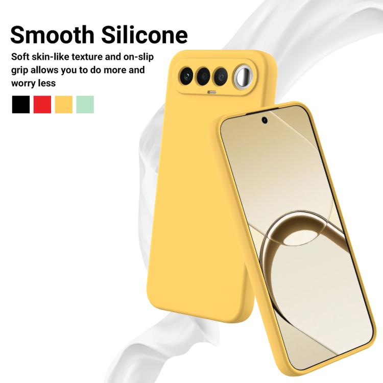 For Realme 16 5G Solid Color Liquid Silicone Dropproof Full Coverage Phone Case
