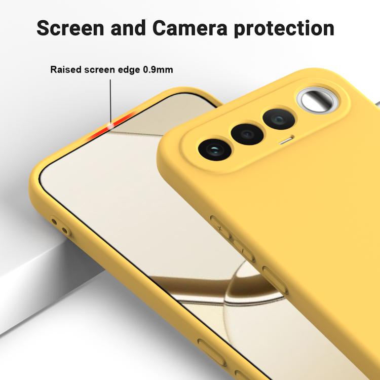 For Realme 16 5G Solid Color Liquid Silicone Dropproof Full Coverage Phone Case