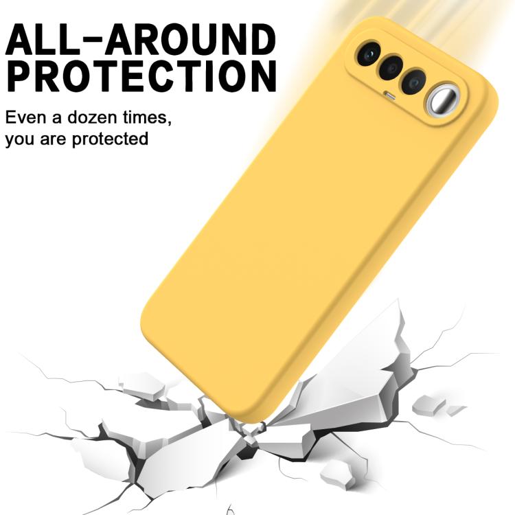 For Realme 16 5G Solid Color Liquid Silicone Dropproof Full Coverage Phone Case