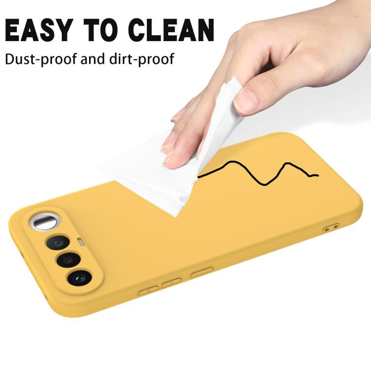 For Realme 16 5G Solid Color Liquid Silicone Dropproof Full Coverage Phone Case