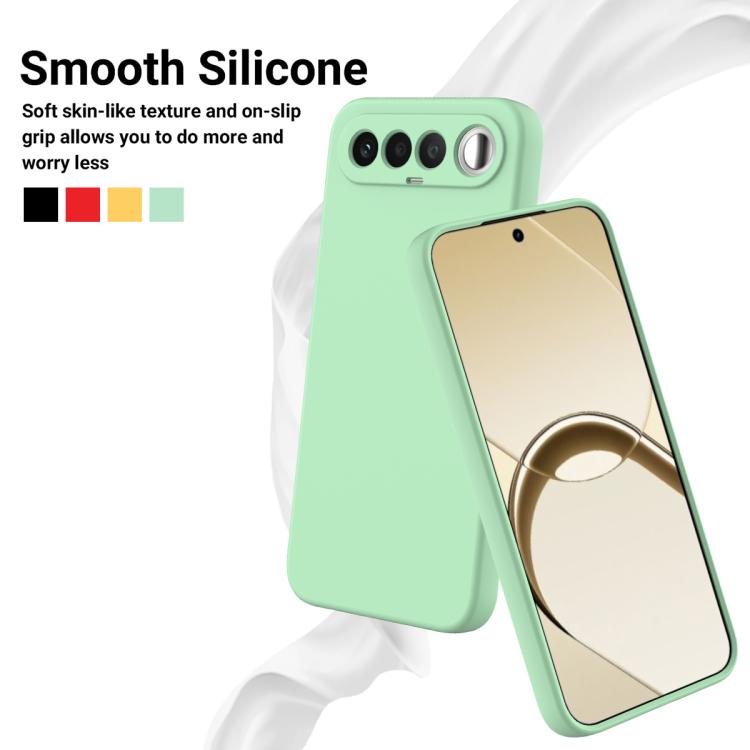 For Realme 16 5G Solid Color Liquid Silicone Dropproof Full Coverage Phone Case