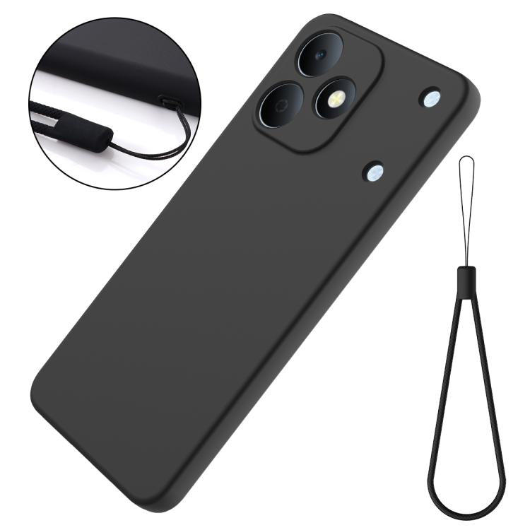 For Realme Note 80 4G Solid Color Liquid Silicone Dropproof Full Coverage Phone Case