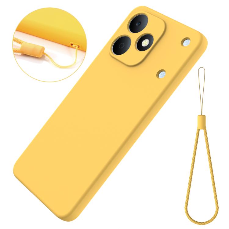 For Realme Note 80 4G Solid Color Liquid Silicone Dropproof Full Coverage Phone Case
