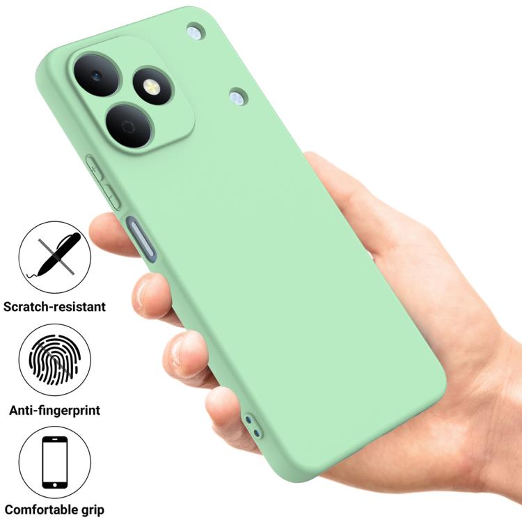 For Realme Note 80 4G Solid Color Liquid Silicone Dropproof Full Coverage Phone Case