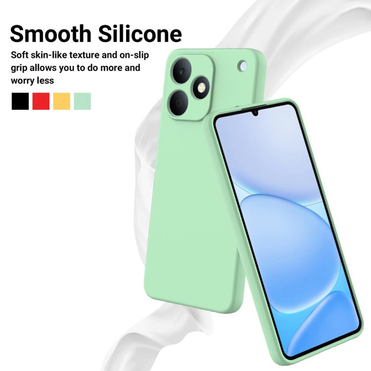 For Realme Note 80 4G Solid Color Liquid Silicone Dropproof Full Coverage Phone Case