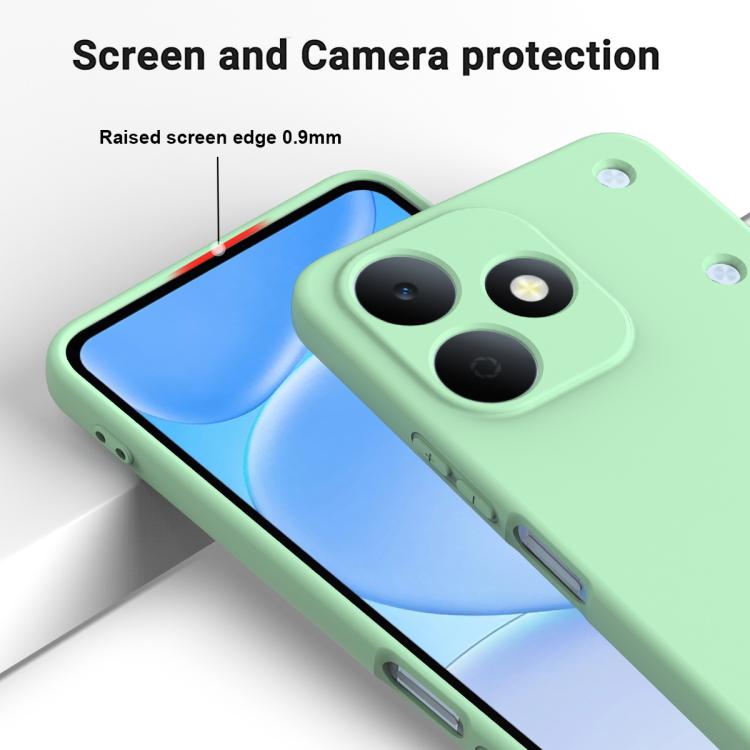 For Realme Note 80 4G Solid Color Liquid Silicone Dropproof Full Coverage Phone Case