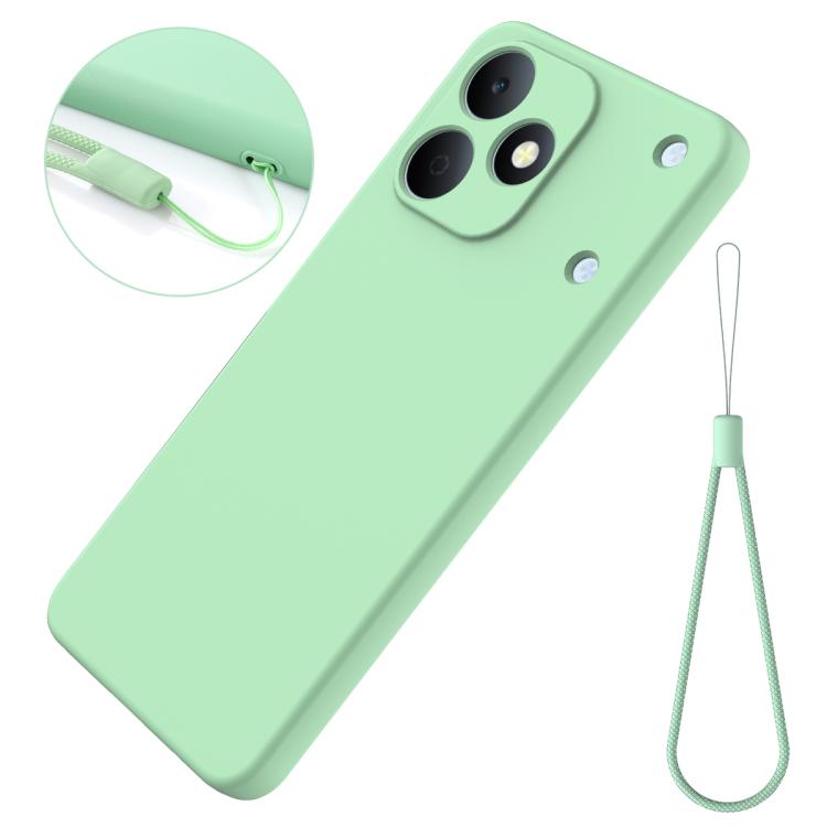 For Realme Note 80 4G Solid Color Liquid Silicone Dropproof Full Coverage Phone Case
