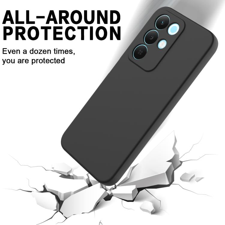 For Realme 15x 5G India / P4 Lite 5G Solid Color Liquid Silicone Dropproof Full Coverage Phone Case