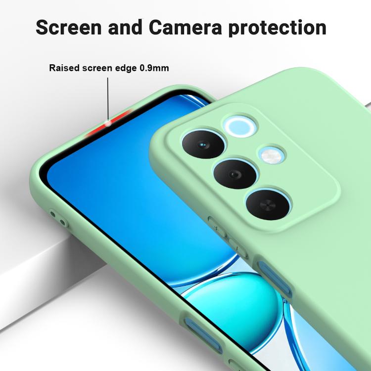 For Realme 15x 5G India / P4 Lite 5G Solid Color Liquid Silicone Dropproof Full Coverage Phone Case