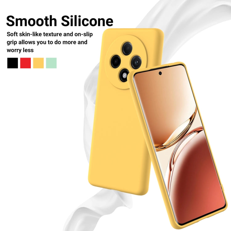 For OPPO F27 Pro / F27 Pro+ Solid Color Liquid Silicone Dropproof Full Coverage Phone Case