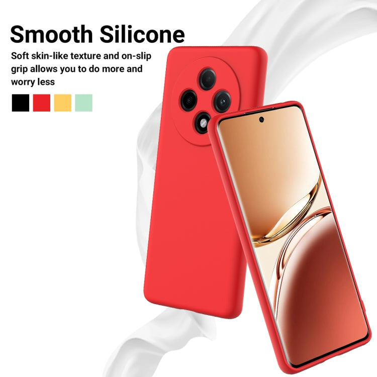 For OPPO F27 Pro / F27 Pro+ Solid Color Liquid Silicone Dropproof Full Coverage Phone Case