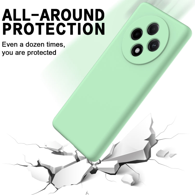 For OPPO F27 Pro / F27 Pro+ Solid Color Liquid Silicone Dropproof Full Coverage Phone Case