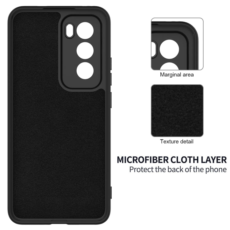 For OPPO Reno12 5G Global Solid Color Liquid Silicone Dropproof Full Coverage Phone Case