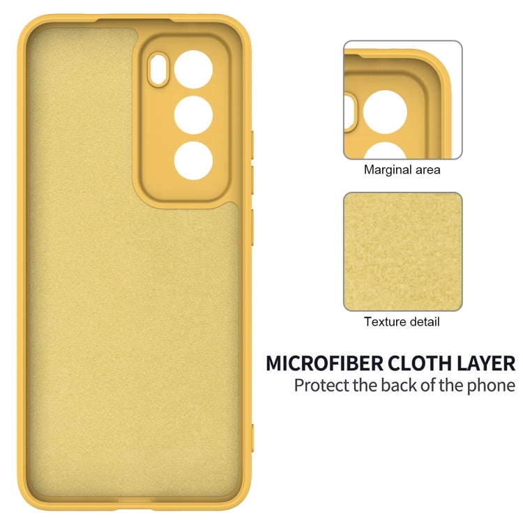 For OPPO Reno12 Pro 5G Global Solid Color Liquid Silicone Dropproof Full Coverage Phone Case