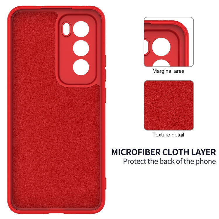 For OPPO Reno12 Pro 5G Global Solid Color Liquid Silicone Dropproof Full Coverage Phone Case
