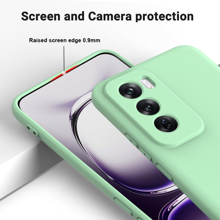 For OPPO Reno12 Pro 5G Global Solid Color Liquid Silicone Dropproof Full Coverage Phone Case