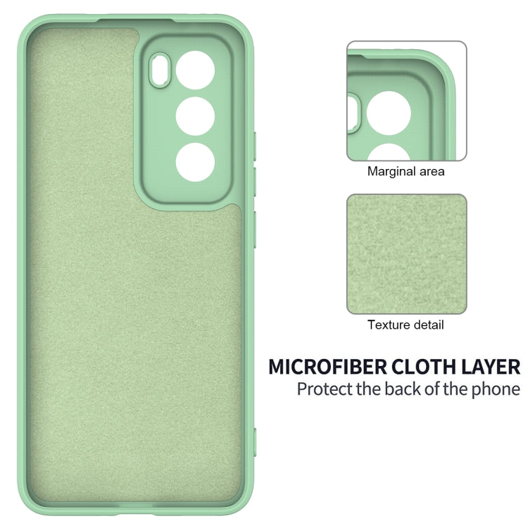 For OPPO Reno12 Pro 5G Global Solid Color Liquid Silicone Dropproof Full Coverage Phone Case